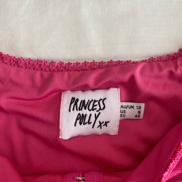 Princess Polly Pink Corset Top - Picture 4 of 5